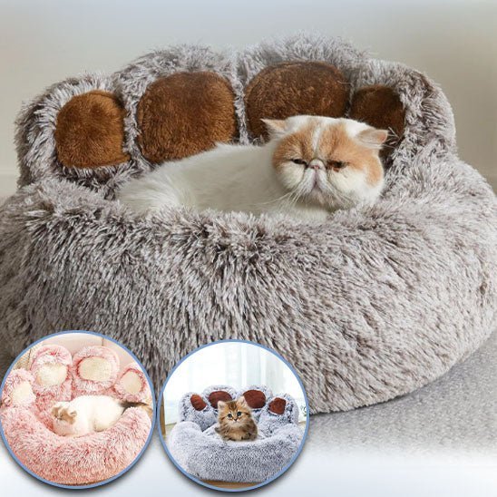 coussin pour chat patte d ours - chatoutmimi