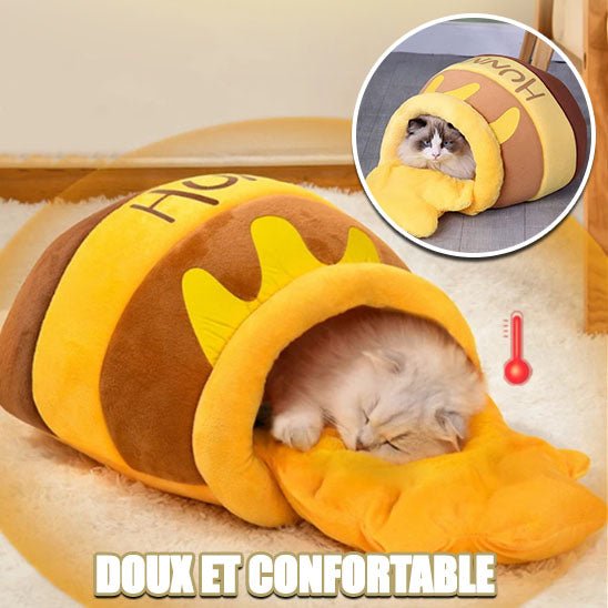 Coussin pour chat pot de miel - chatoutmimi