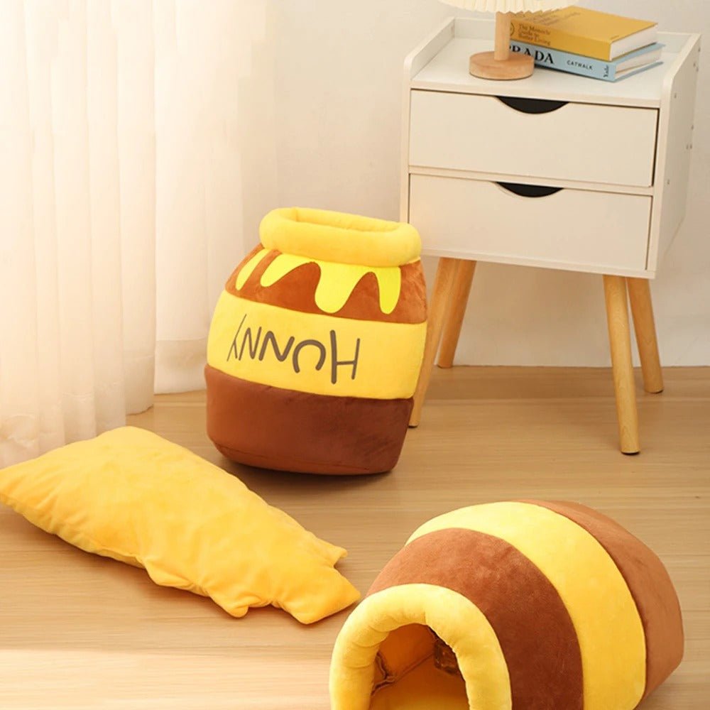 Coussin pour chat pot de miel - chatoutmimi